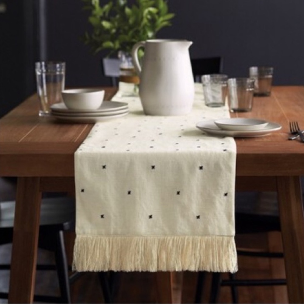 ISO Hearth and Hand with Magnolia Cream and Black X Table Runner